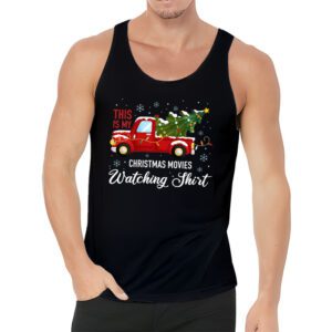 This Is My Christmas Movie Watching with Vintage Truck Tank Top 3 4