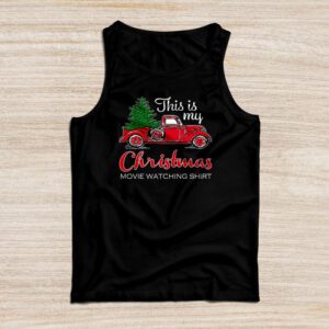 This Is My Christmas Movie Watching with Vintage Truck Tank Top