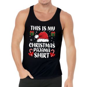 This Is My Christmas Pajama Shirt Funny Xmas PJs Men Women Tank Top 3 1