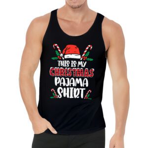 This Is My Christmas Pajama Shirt Funny Xmas PJs Men Women Tank Top 3 2