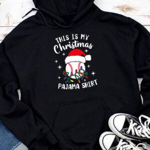 This Is My Christmas Shirt Baseball Xmas Sports Boys Men Hoodie