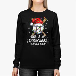 This Is My Christmas Shirt Baseball Xmas Sports Boys Men Longsleeve Tee 2 1