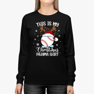 This Is My Christmas Shirt Baseball Xmas Sports Boys Men Longsleeve Tee 2 2