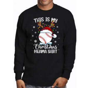 This Is My Christmas Shirt Baseball Xmas Sports Boys Men Longsleeve Tee 3 2