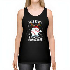 This Is My Christmas Shirt Baseball Xmas Sports Boys Men Tank Top 2 2