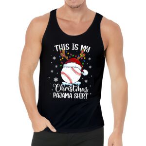 This Is My Christmas Shirt Baseball Xmas Sports Boys Men Tank Top 3 2