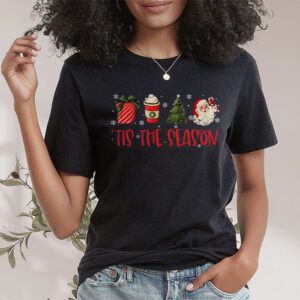 Tis The Season Christmas Coffee Lover Santa Claus Xmas Gifts T Shirt 1 2