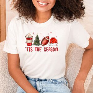 Tis The Season Christmas Coffee Lover Santa Claus Xmas Gifts T Shirt 1