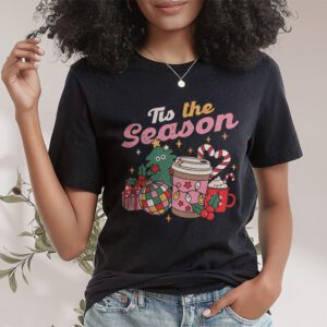 Tis The Season Christmas Coffee Lover Santa Claus Xmas Gifts T Shirt 1 5