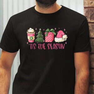 Tis The Season Christmas Coffee Lover Santa Claus Xmas Gifts T Shirt 2 4