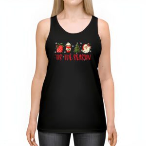 Tis The Season Christmas Coffee Lover Santa Claus Xmas Gifts Tank Top 2 2