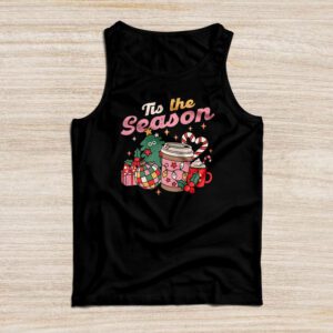 Tis The Season Christmas Coffee Lover Santa Claus Xmas Gifts Tank Top