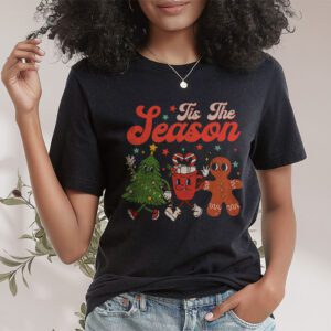 Tis The Season Christmas Hot Cocoa Gingerbread Cookie Pajama T Shirt 1 2