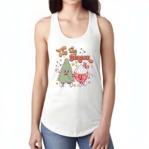 Tis The Season Christmas Hot Cocoa Gingerbread Cookie Pajama Tank Top 1 3