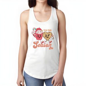 Tis The Season Christmas Hot Cocoa Gingerbread Cookie Pajama Tank Top 1