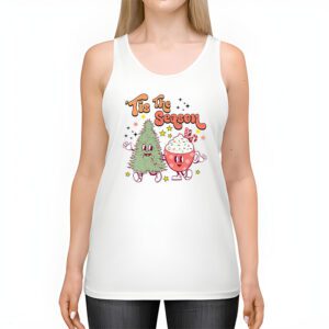 Tis The Season Christmas Hot Cocoa Gingerbread Cookie Pajama Tank Top 2 3