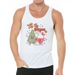 Tis The Season Christmas Hot Cocoa Gingerbread Cookie Pajama Tank Top 3 3