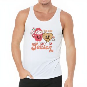 Tis The Season Christmas Hot Cocoa Gingerbread Cookie Pajama Tank Top 3