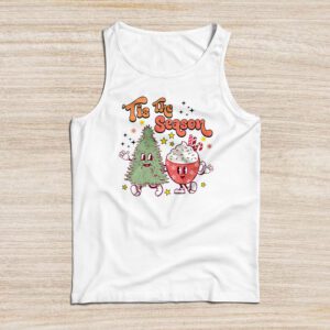 Tis The Season Christmas Hot Cocoa Gingerbread Cookie Pajama Tank Top