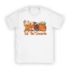 Tis The Season Pumpkin Leaf Latte Fall Thanksgiving Football T-Shirt