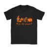 Tis The Season Pumpkin Leaf Latte Fall Thanksgiving Football T-Shirt
