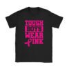 Tough Boys Wear Pink Cool Pink Breast Cancer Awareness Kids T-Shirt