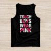 Tough Boys Wear Pink Cool Pink Breast Cancer Awareness Kids Tank Top
