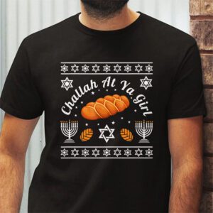 Ugly Hanukkah Challah At Ya Girl Chanukah Jewish Kids Women T Shirt 2