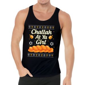 Ugly Hanukkah Challah At Ya Girl Chanukah Jewish Kids Women Tank Top 3 2