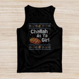 Ugly Hanukkah Challah At Ya Girl Chanukah Jewish Kids Women Tank Top