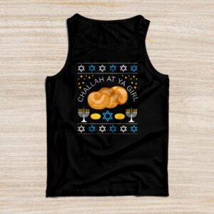 Ugly Hanukkah Challah At Ya Girl Chanukah Jewish Kids Women Tank Top