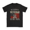 Veterans Day Military My Favorite Veteran Is My Papa Kids T-Shirt