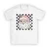 Vintage Retro Pink Santa Claus Pink Christmas Design T-Shirt