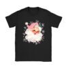 Vintage Retro Pink Santa Claus Pink Christmas Design T-Shirt