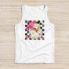Vintage Retro Pink Santa Claus Pink Christmas Design Tank Top