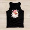 Vintage Retro Pink Santa Claus Pink Christmas Design Tank Top