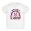 We Wear Pink Rainbow Breast Cancer Awareness Girls Womens T-Shirt