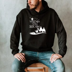 Wise Men Still Seek Him Christian Christmas Jesus Design Hoodie 2