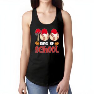 100 Days Of School Baseball 100th Day Kids Boys Tank Top 1 1