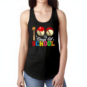 100 Days Of School Baseball 100th Day Kids Boys Tank Top 1 3