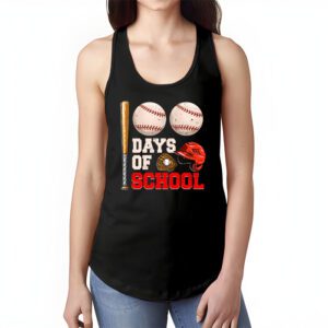 100 Days Of School Baseball 100th Day Kids Boys Tank Top 1