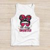 100 Days Smarter Girls Messy Bun Hair 100th Day Of School Tank Top