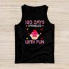 100 Days Sprinkled With Fun Cupcake 100th Day Of School Girl Tank Top