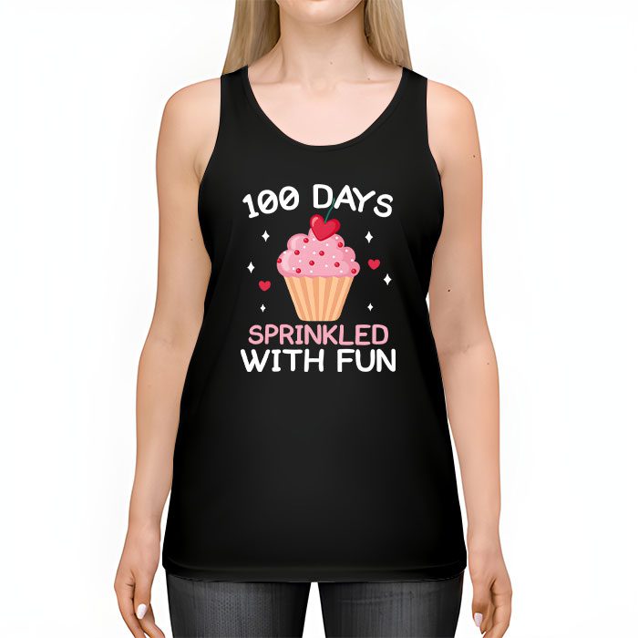 100-Days-Sprinkled-With-Fun-Cupcake-100th-Day-Of-School-Girl-Tank-Top-2 100 Days Sprinkled With Fun Cupcake 100th Day Of School Girl Tank Top 2 4