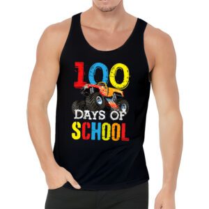 100 Days of School Monster Truck 100th Day of School Boys Tank Top 1 5