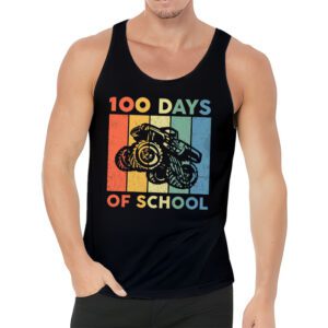 100 Days of School Monster Truck 100th Day of School Boys Tank Top 1 6