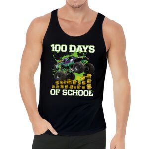 100 Days of School Monster Truck 100th Day of School Boys Tank Top 1 8