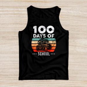 100 Days of School Monster Truck 100th Day of School Boys Tank Top