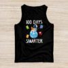 100th Day Of School 100 Days Smarter Books Space Lover Gift Tank Top