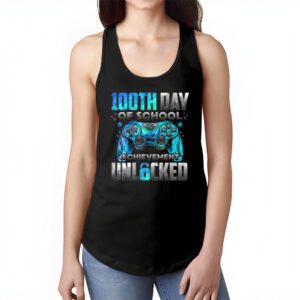 100th Day Of School Achievement Unlocked Video Game Kids Tank Top 1 6